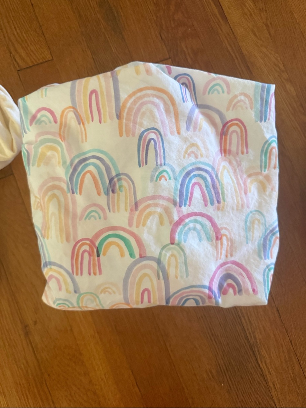 Pottery Barn Kids Rainbow crib fitted sheet